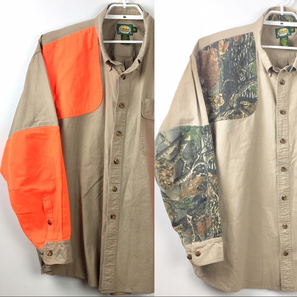 Cabela's Other - Cabela’s Lot Camo & Orange Outdoor Shirts 3XLT